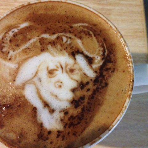 Today's latte, GNU.
