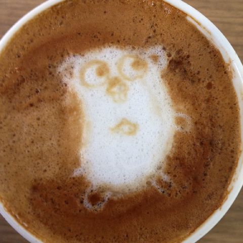 Today's latte, Golang Gopher.
