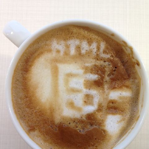 Today's latte, HTML5 again. It's too difficult.